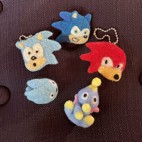 Sonic Keychains/Sculptures