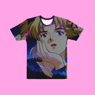 Y2k eva all over print t shirt