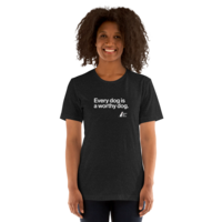 Every Dog is a Worthy Dog Unisex Tee - Thumbnail 1