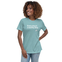 Every Dog is a Worthy Dog Women's Relaxed Tee - Thumbnail 6
