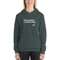 Every Dog is a Worthy Dog Unisex Hoodie - Thumbnail 2