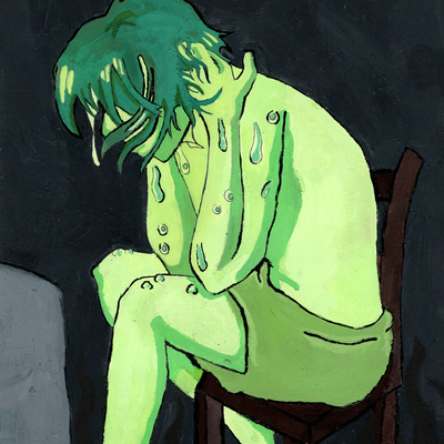 Angsted howl jenkins pendragon original painting