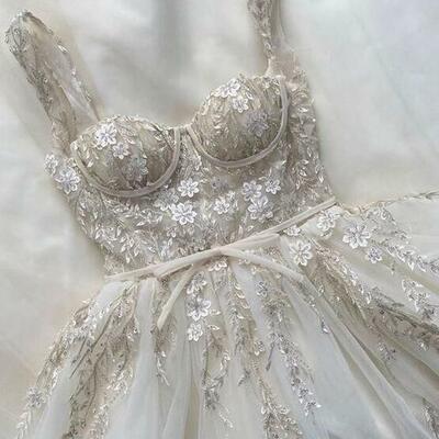 Beautiful casual long tulle formal prom dress - Thumbnail 3