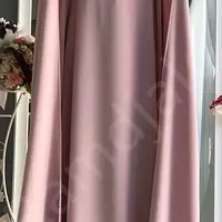 Mother of The Bride Dresses with Long Cape Long Sleeves Appliques Muslim Saudi Arabia Arabic Wedding Party Gowns Vestidos Feista - Thumbnail 1