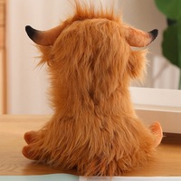 Highland Cow Doll Plush Toy - Thumbnail 5