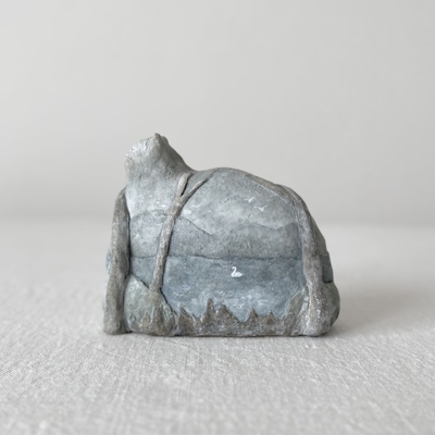 🔴 SOLD "The Spring Scene 3" Original Clay Sculpture by Ame to Mori