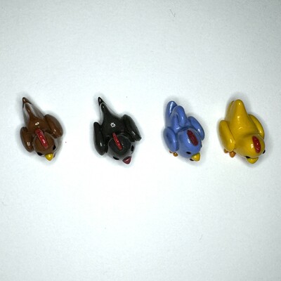 Stardew valley chicken mini sculpts
