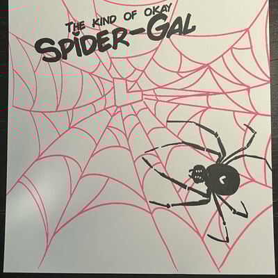 Spider-gal web print