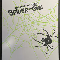 Spider-Gal Web Print - Thumbnail 1