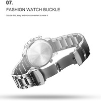 Naviforce NF9128 Mens quartz watches 45.5mm Japanese Movt multi-functional 3ATM causal business sports wristwatches - Thumbnail 9