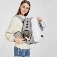 Portable Cat Space Backpack For Traveling MFB17 - Thumbnail 3