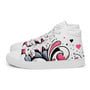 Womens high top canvas shoes 1-4