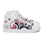 Womens high top canvas shoes 1-3