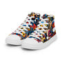 Womens high top canvas shoes Pop-5