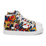 Womens high top canvas shoes Pop-1