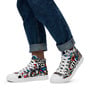 Mens high top canvas shoes 1-1