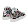 Mens high top canvas shoes 1-4