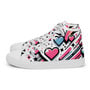 Womens high top canvas shoes 2-4
