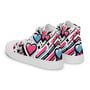 Womens high top canvas shoes 2-1