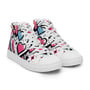 Womens high top canvas shoes 2-4