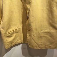 Y’s yellow linen jacket 70’s - Thumbnail 3