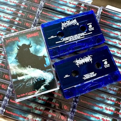 Nunslaughter / kurnugia - "the halls of leviathan" split
