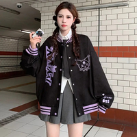 Kawaii Kuromi Bomber Jacket - Thumbnail 1