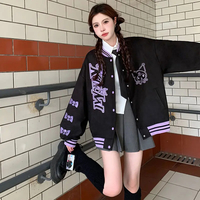 Kawaii Kuromi Bomber Jacket - Thumbnail 4
