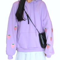 AESTHETICS STRAWBERRIES HOODIE - Thumbnail 4