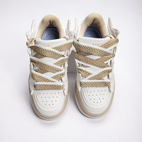 Fashion Star Black White Sneakers For Women - Thumbnail 4