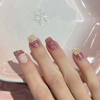 Nailart by Aria | Baby It's Cold | Semi-cured Gel Nail Wraps - Thumbnail 1