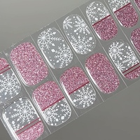 Nailart by Aria | Baby It's Cold | Semi-cured Gel Nail Wraps - Thumbnail 2