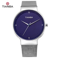 Tianba solar watches TM9005 40mm case 3ATM sapphire causal business wristwatch - Thumbnail 1