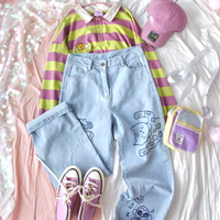 ANIMALS CARTOON JEANS - Thumbnail 1