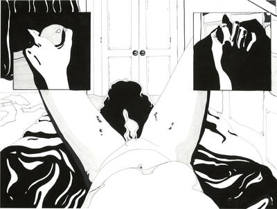 He Discovered Salvation Inbetween Her Thighs Limited Edition Print