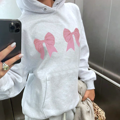 Aesthetics bow hoodie