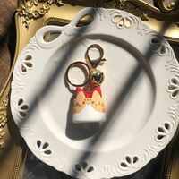 Cat Bucket original cute three-dimensional cat keychain school bag jewelry pendant - Thumbnail 6