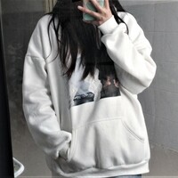 Stunning Hippie Abstract Paint Hoodie Sweater Pullover Unique Rave Women Men Amazing - Thumbnail 5