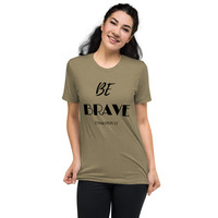 "Be Brave" - Unisex, Christian Short sleeve t-shirt - Thumbnail 4
