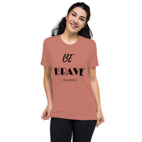 "Be Brave" - Unisex, Christian Short sleeve t-shirt - Thumbnail 5