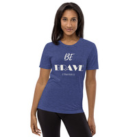"Be Brave" - Unisex, Christian Short sleeve t-shirt - Thumbnail 4