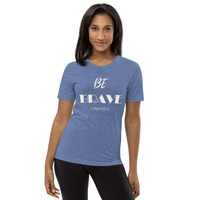 "Be Brave" - Unisex, Christian Short sleeve t-shirt - Thumbnail 9