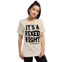 "It's a Fixed Fight" -  Unisex, Short sleeve t-shirt - Thumbnail 12