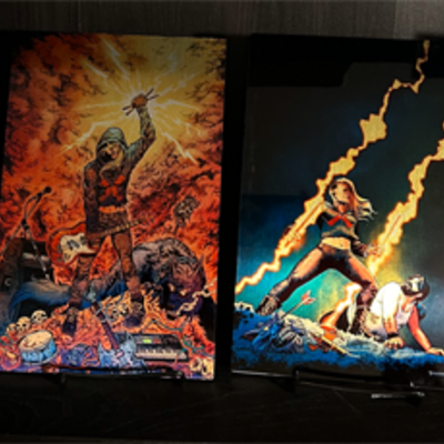 Drumsticks of doom- issues 1-4 metal covers bundle on sale