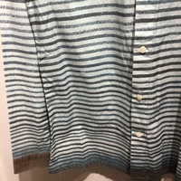 Facetasm green striped button up shirt - Thumbnail 3