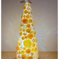 Christmas tree shell lamp night light desktop ornaments atmosphere light - Thumbnail 2