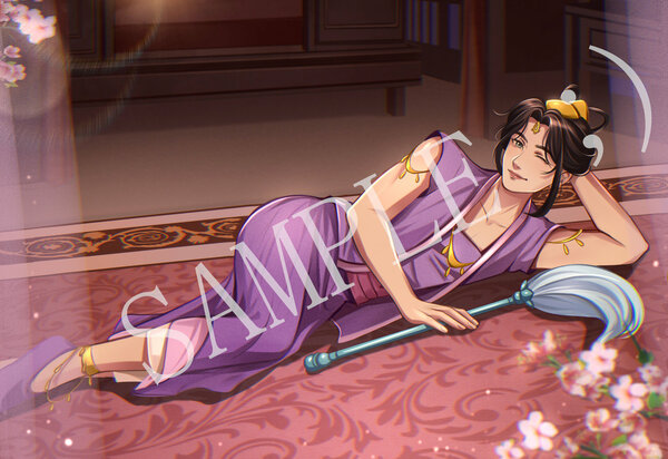 Wind Master Shi Qingxuan - Heaven Official's Blessing: Tian Guan Ci Fu (Print 1) + Signing Video