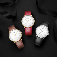 Tianba solar watches TB9001 38mm case leather strap 3ATM causal business wristwatch - Thumbnail 1