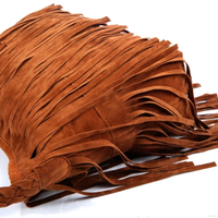 Stunning Retro Ethnic Tassel Messenger Bag Twisted Shoulder Strap Zipper Suede Leather 90s Y2K Streetwear Party Fashion Style Amazing - Thumbnail 7