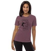"Praise Him in the Dance" Short sleeve t-shirt - Blk font - Thumbnail 2